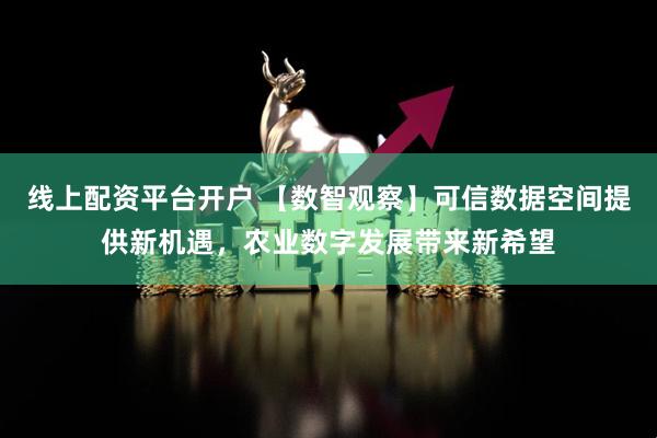 线上配资平台开户 【数智观察】可信数据空间提供新机遇，农业数字发展带来新希望